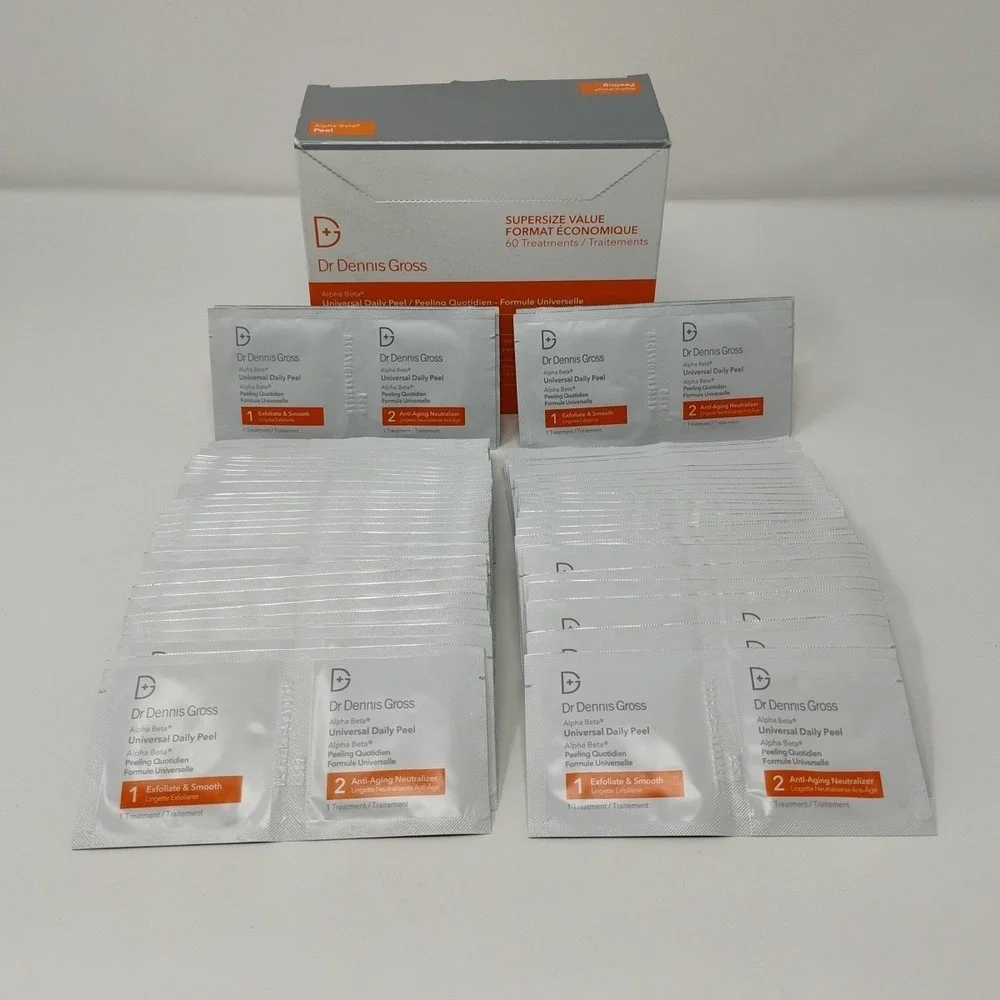 Dr Dennis Gross Alpha Beta Universal Daily Peel 55 Sealed Treatments Exp 09/2026